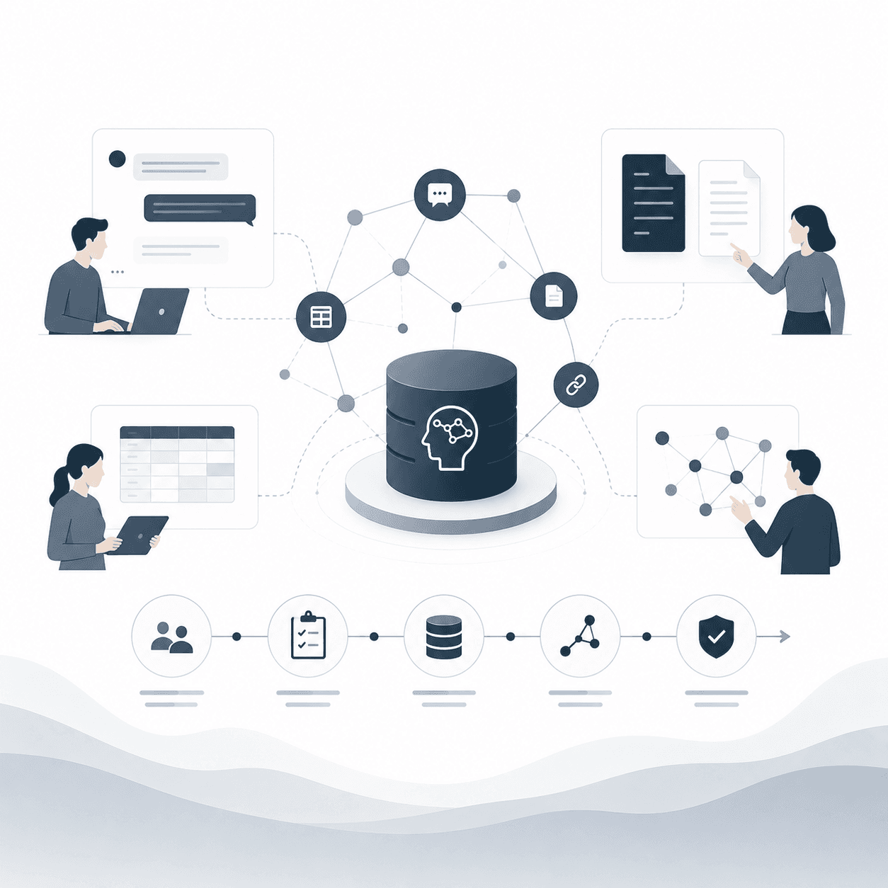 Contact illustration